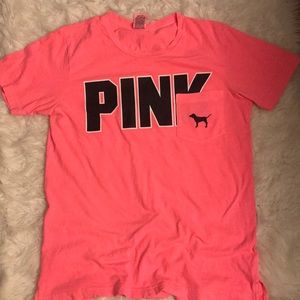 Victoria’s Secret pink short sleeve shirt